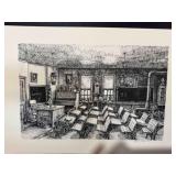 Greg Burns 1981, Classroom Scene Print