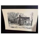 Greg Burns 1979, Farm House Print