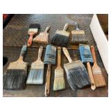 Assortment of new and Used Paint Brushes