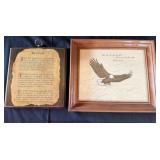 My Creed Plaque and Eagle w/scripture plaque