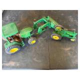 2 Toy John Deere Tractors