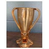 Amber Fostoria Glass