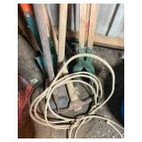 Post Hole Diggers, shovels, Lariat rope