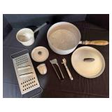 Vintage Kitchen Utensils and Pans