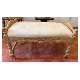 French Country style seat bench