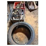 Tire, 2 Crates Parts, Scrap