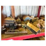 Shelf Contents: Gas engines, Elec. Motors