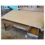 Adjustable Top Drafting Table w/power outlet