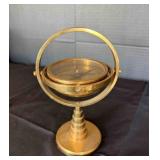 Vintage Sold Brass Compass