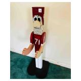 32" porch Dï¿½cor Wood OU Football Player