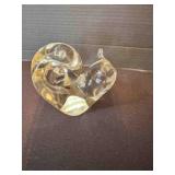 Art Glass Snail-solid glass paperweight