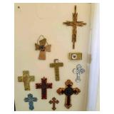 8 Decorative Crosses-largest 13"