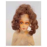 1920s Art Deco Chalkware Half Doll marked Germany