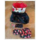 6 Totes Duffle Bags, Cosmetic Bags Cherry Theme
