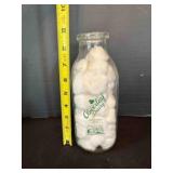 Cloverleaf Dairy Sandusky, Ohio Quart Milk Jar
