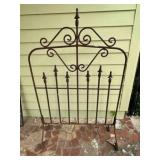 Metal Garden Gate on Stand 30"x48" tall