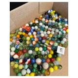 2lb 7ozs Assorted Vintage Marbles-a few Glow Urani