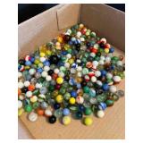 2lb 10ozs Assorted Vintage Marbles-a few Glow