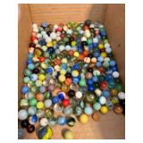 2lb 8oz Assorted Vintage Marbles-a few Glow