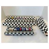 3 Large Rolls, 2 small Rolls Contact paper-Checked