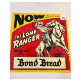 The Lone Ranger for Bond Bread 8.5"x8.5"