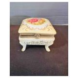 Footed Trinket Box by Ardco, Victorian Style