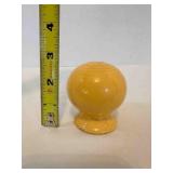 Fiesta Ball Salt Pepper Shaker in Light Yellow