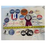 23 Oklahoma Governor Campaign Buttons, 80s 90s