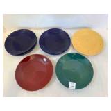 5 ABC Distributing 6 3/8" bread plates--plates hav