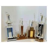 4 Basketball Trophies 