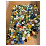 2lb 9oz Assorted Vintage Marbles-a few Glow
