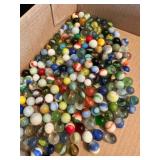 2lb 3oz Assorted Vintage Marbles-a few Glow