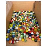 2lb 8oz Assorted Vintage Marbles-a few Glow