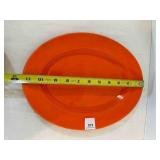Homer Laughlin Harlequin Orange Oval 11.5" Platter