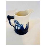 Old Sleepy Eye Pitcher 3.5" has some cracks, Monmo