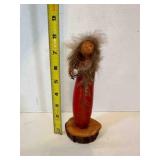 Black Jack Gourd Spirit Doll signed SAS 