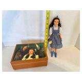 Wizard of Oz wood jewelry music box-plays Off to