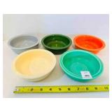 5 Fiesta Classic Rim 5 3/8" Dessert Bowls