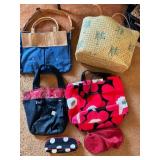 6 Totes Duffle Bags, Cosmetic Bags