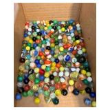 2lb 6oz Assorted Vintage Marbles-a few Glow