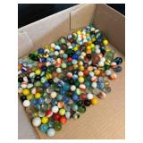 2lb 10ozs Assorted Vintage Marbles-a few Glow