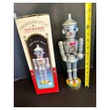 Wizard of Oz Tin Man Nutcracker 14" tall in box