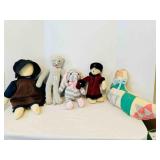 Quilt Duck, 3 hand made stuffed animals, Bear