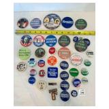 35+ Presidential Campaign 70s 80s Campaign Buttons