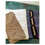 3 Fleece Throws, show some wear