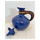 Bauer Pottery  Coffee Carafe Cobalt Blue Lidded