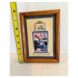 Framed Troy Aikman Dallas Cowboys football Card