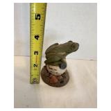 Signed Tom Wolfe Frog on Fishing Bobber-Bob 27