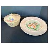 Pink Lidded Casserole by Pnatry Bak-in Ware by