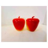 2 Hazel Atlas Condiment Glass Jelly lidded Jars in